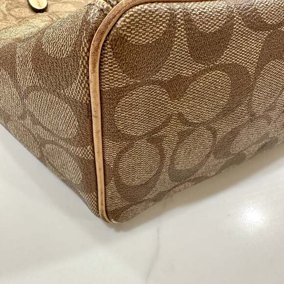 COACH Peyton Signature Zip Top Tote Y2K - Picture 14 of 17